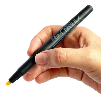 Plumones Marcadores Azor Detector Billetes Falsos Check It 3 Piezas - Azor - accesorios