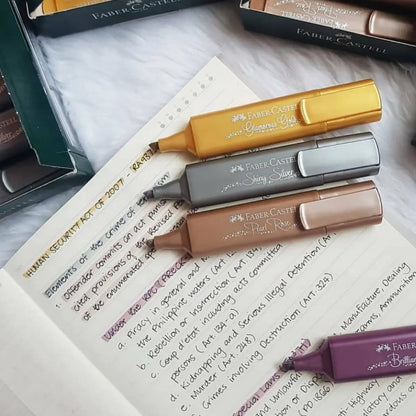Marcador Efecto Metalico Faber Castell 8 Pz - FaberCastell - uso