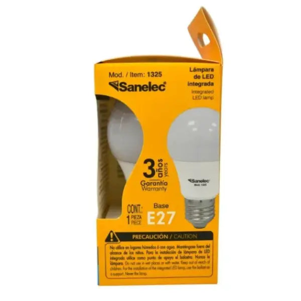 Foco led 9 W 90-150V  6500K  Sanelec - Sanelec - vista lateral