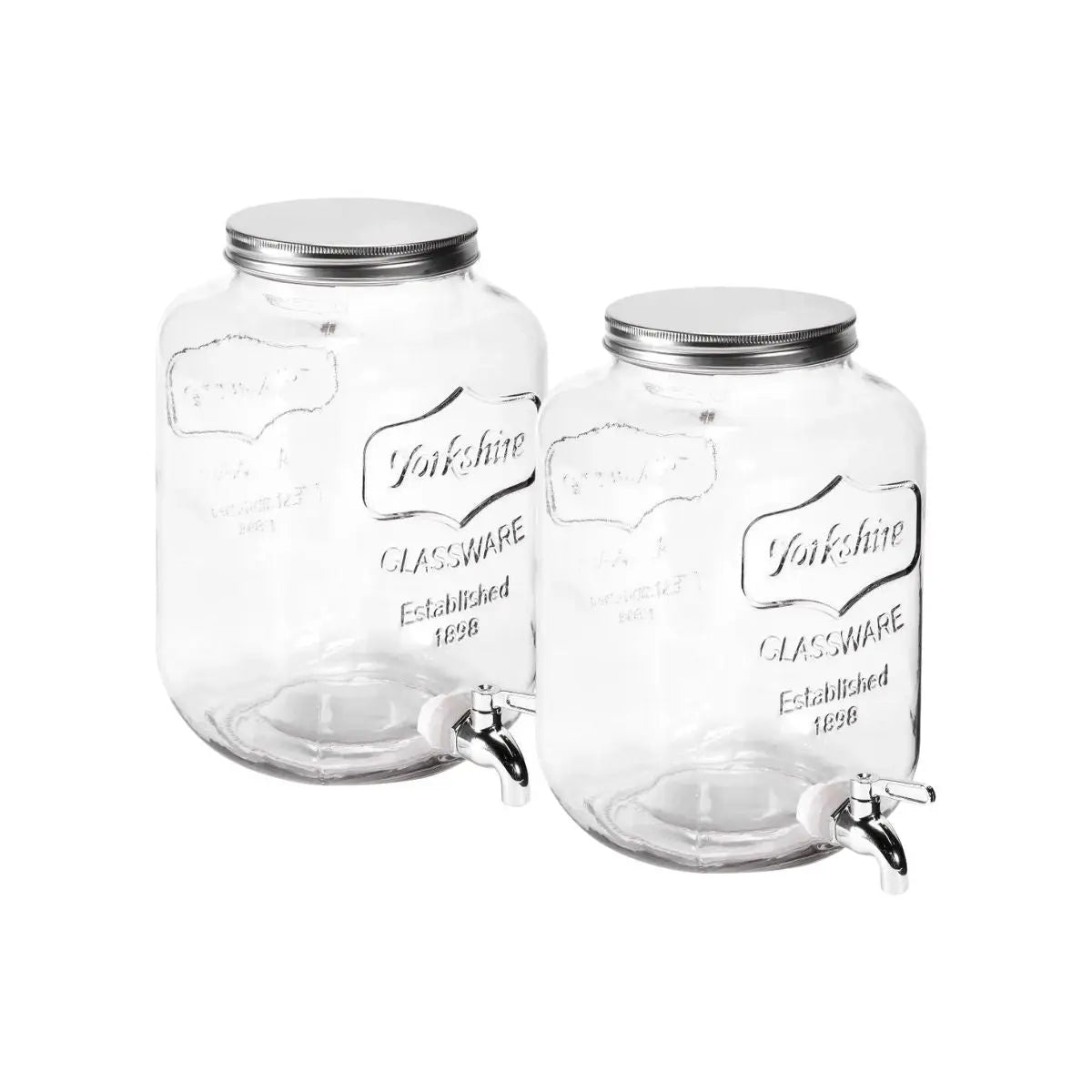 2pz Dispensador 8L transparente sin base c/tapa - Das - detalle