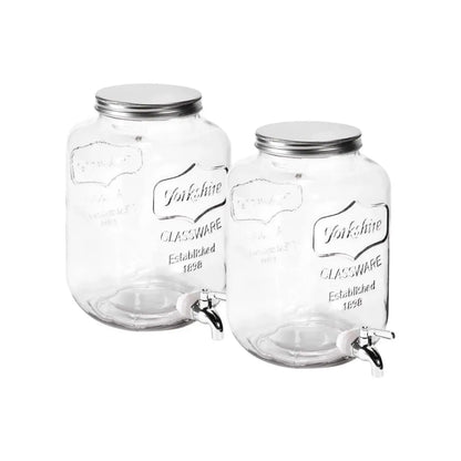 2pz Dispensador 8L transparente sin base c/tapa - Das - detalle