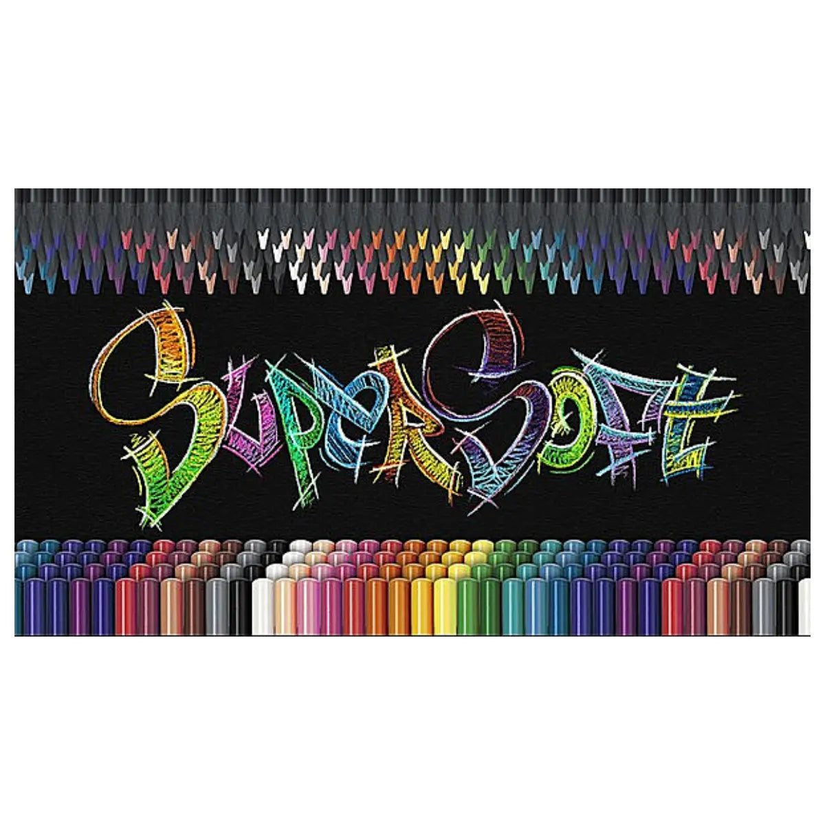 Faber-Castell Color Pencil, EcoPencil Supersoft, 1207100SOFT, 100 Colors - Faber Castell - vista lateral