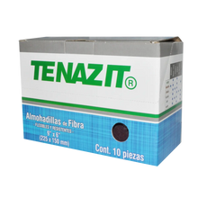 10pz Almohadilla De Fibra Canela Grano Grueso Tenazit - Austrodiam - vista lateral