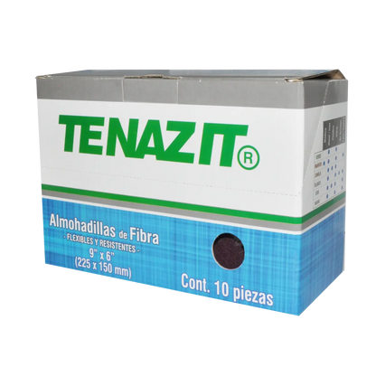 10pz Almohadilla De Fibra Canela Grano Grueso Tenazit - Austrodiam - vista lateral