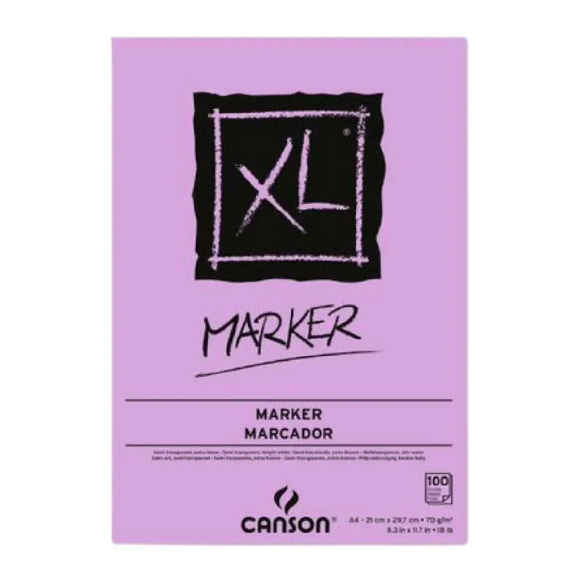 Block Dibujo Xl Marker Plumon Canson Arte Boceto 30 X 42 - Canson - empaque