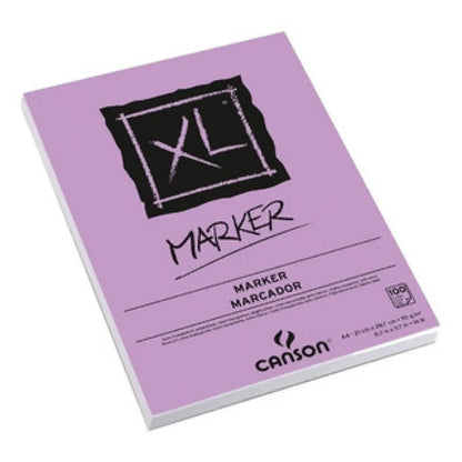 Block Dibujo Xl Marker Plumon Canson Arte Boceto 30 X 42 - Canson - vista trasera