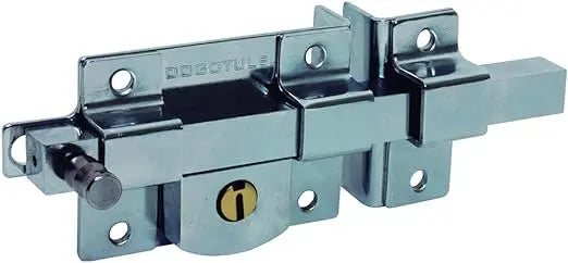 Cerradura Chapa Seguridad Barra Fija Derecha Cromo Dogotuls - Dogotuls