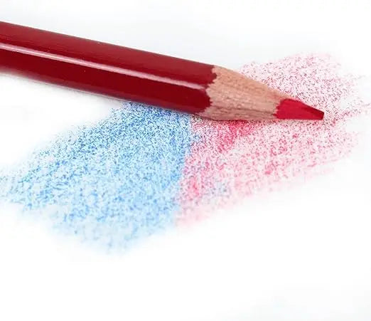 Lápices Bicolor Azul Oscuro Rojo Carmín Pelikan 10 Piezas - Pelikan