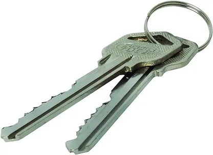 Cerradura Chapa Seguridad Barra Fija Derecha Cromo Dogotuls - Dogotuls - vista trasera