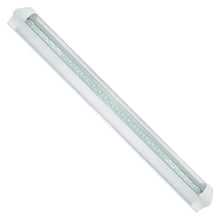 Luminaria Base Interior Aluminio Doble Línea LED COB Transparente 24 W Blanca Adir 3PZ - Adir - vista trasera