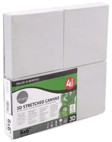 BASTIDOR SIMPLY 3D DALER ROWNEY 6 X 6 4 PIEZAS - daler rowney - vista lateral