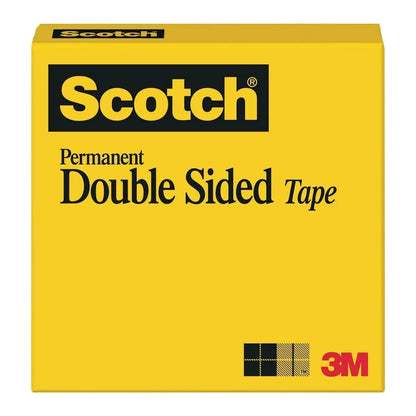 Cinta Scotch 665 3m Doble Cara 12mmx23m Adhesivo Permanente Transparente - 3M