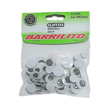 66 Piezas Ojos Movibles Barrilito Para Manualidades - Barrilito - vista lateral