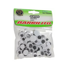 66 Piezas Ojos Movibles Barrilito Para Manualidades - Barrilito