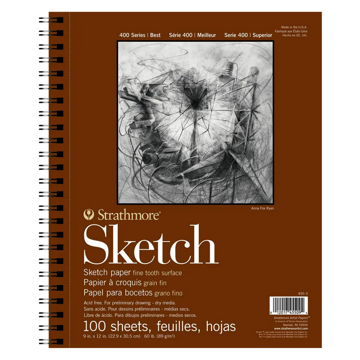 Cuaderno Dibujo Strathmore Series 400 22.8 x 30.8cm 100 Páginas - Strathmore - empaque