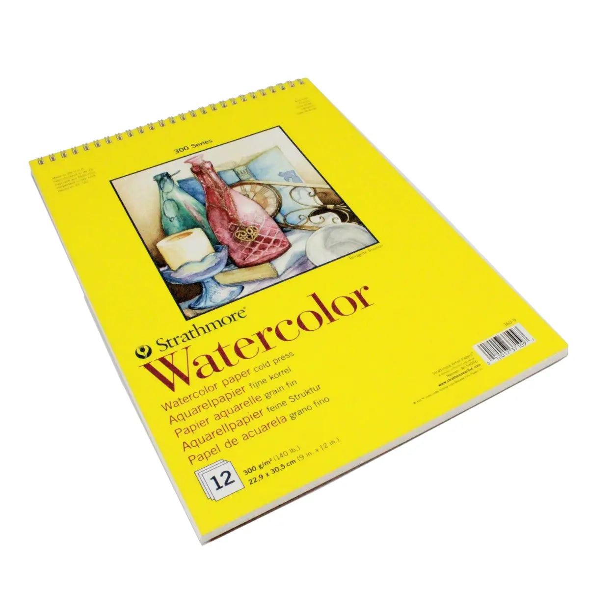 Cuaderno Dibujo Strathmore Block Acuarela Serie 300 12 Hojas - Strathmore