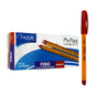 5 Cajas Bolígrafos Azor Pin Point Punta Aguja 0.7mm 12pz Elige Color Rojo - Azor - vista lateral