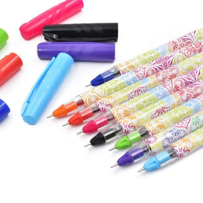 Bolígrafos Lapiceros Azor Pin Point Punto Fino Edición Grekas 8 Piezas - Azor - vista lateral
