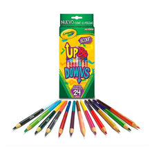 Lápices De Colores Crayola Up And Down Bicolor 12 Doble Punta 24 Colores - Crayola - detalle