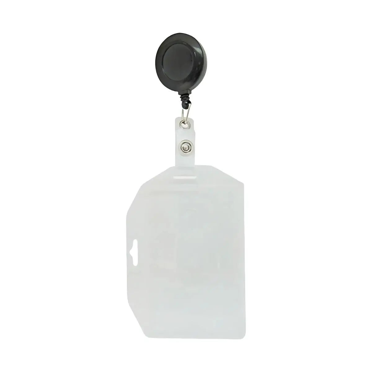 Porta Gafete Credencial Yoyo Sablon Plastico 6x9cm - Sablon - detalle