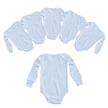 Pañalero AZUL Manga Corta Talla 0 Meses 6 PIEZAS - Ramoncito - vista lateral
