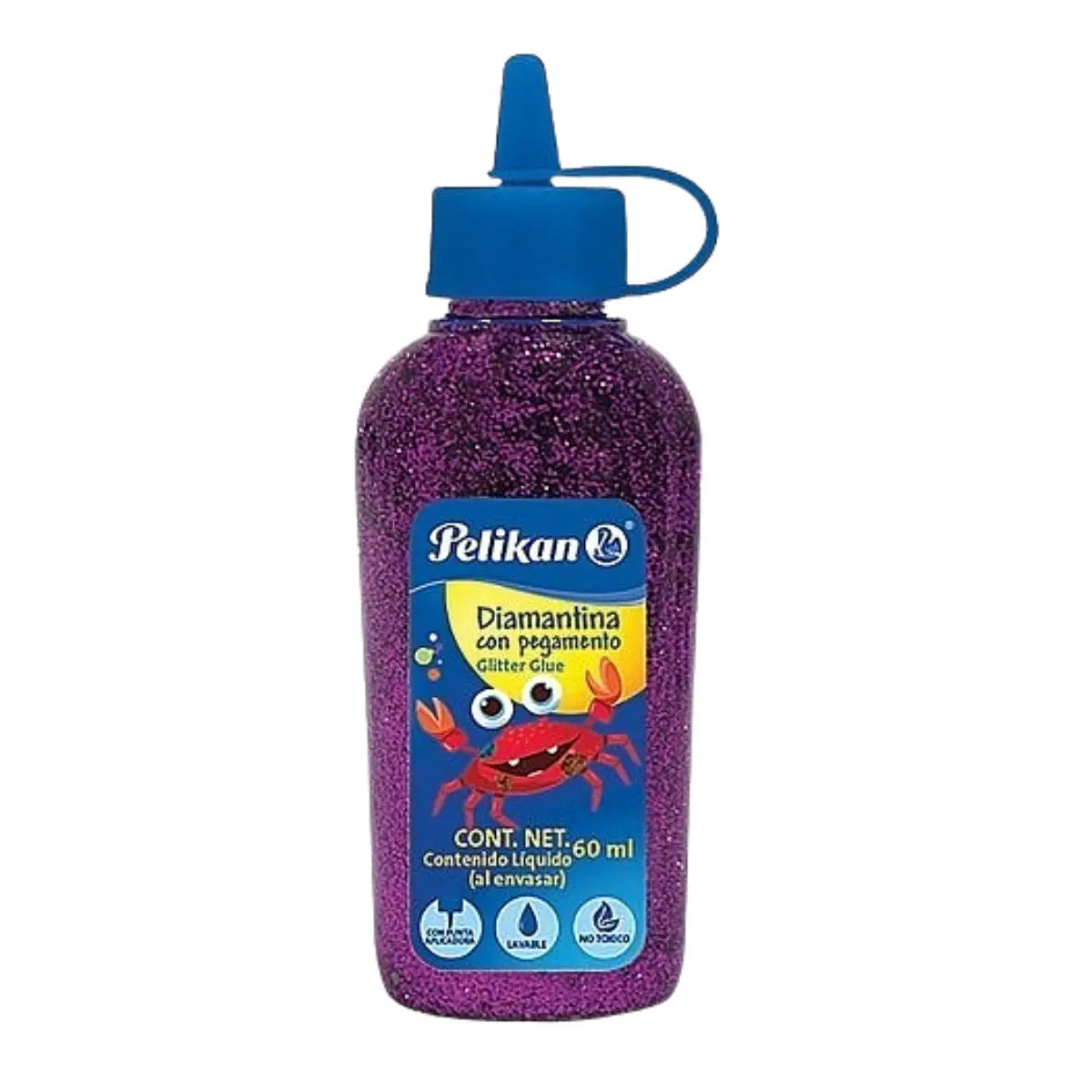 Pegamento Diamantina 60ml Pelikan Elegir Color Morado - Pelikan