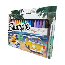 Marcadores Plumones Permanente Sharpie Punta Fina Vintage Travel 18 Piezas - Sharpie - vista lateral