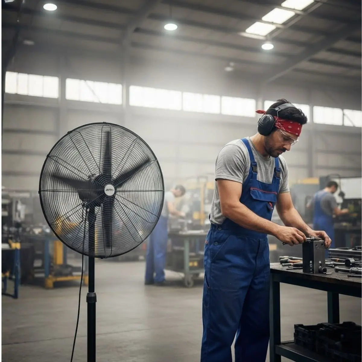 Ventilador Industrial con Pedestal Alta Velocidad 30” Adir 3PZ - Adir - empaque