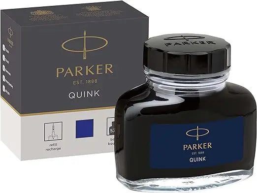 Tinta Frasco Intensa Plumas Fuente Estilograficas Parker Azul - Parker