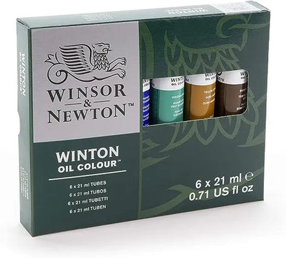 Juego 6 Pinturas Al Óleo Winton 21 Ml Winsor & Newton - Winsor and Newton - empaque