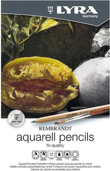 Lápices Colores Acuarelables Lyra Rembrandt Aquarell Set 12 Piezas - Rembrandt