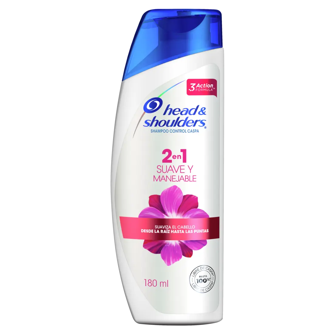 Shampoo Head & Shoulders 2en1 Suave Y Manejable 180ml - P&amp;G