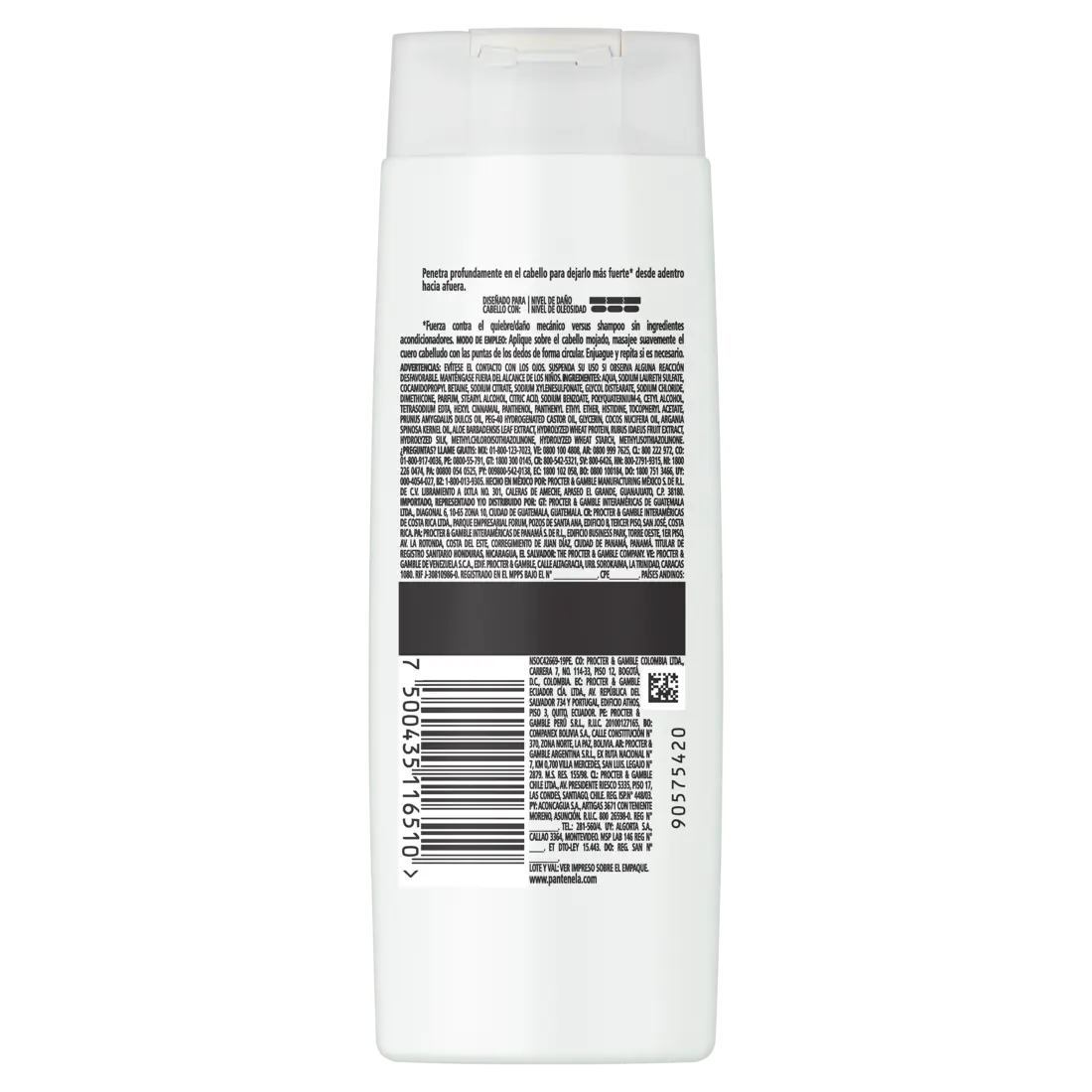 Shampoo Pantene Pro-v Fuerza Reconstruccion 300ml - KCTS