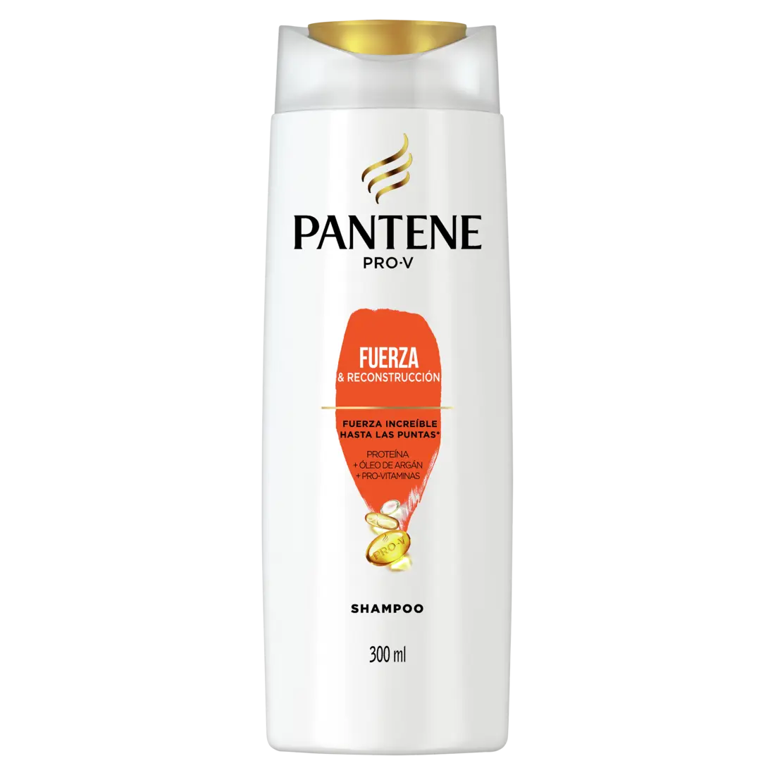 Shampoo Pantene Pro-v Fuerza Reconstruccion 300ml - KCTS - vista lateral