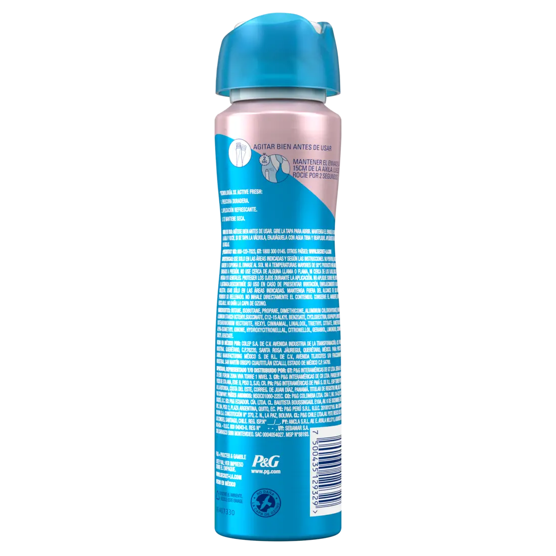Antitranspirante Aerosol Secret Powder Protect 93g - KCTS