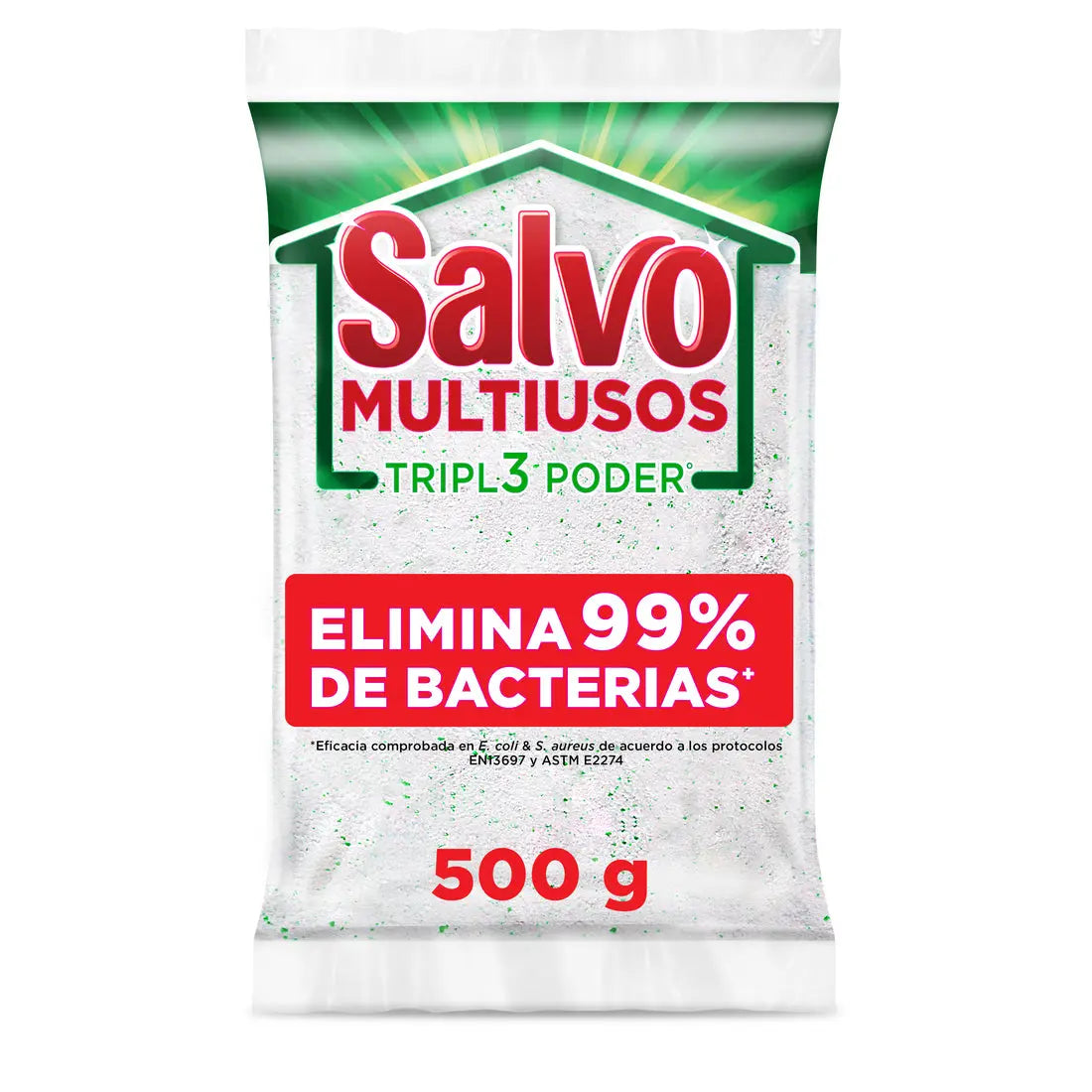 Detergente En Polvo Salvo 500gr Limon Triple Poder Multiusos - KCTS