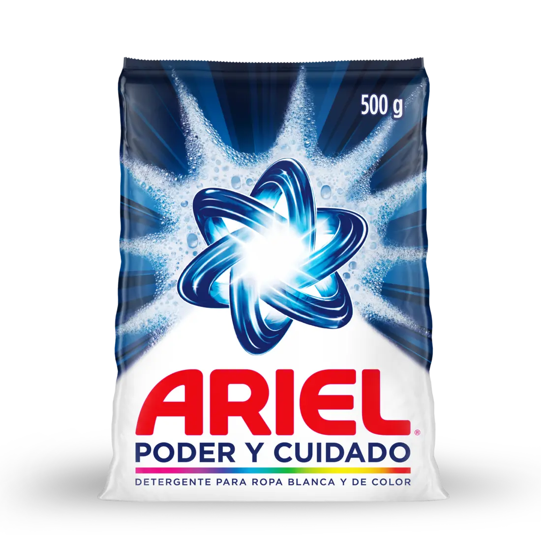 Detergente En Polvo Ariel Regular 500 Gr Ropa Aroma Original - roma - vista lateral