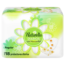 18 Protectores Diarios Regular Naturella Manzanilla - KCTS - vista lateral
