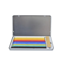 Estuche C/12 Gises Pastel Atl Caja Metalica Estuche - Atl