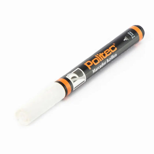 POLITEC - Marcador acrílico 2mm Elegir Color Blanco titanio 301 - Politec