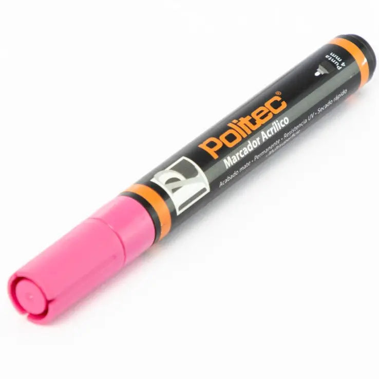 POLITEC - Marcador acrílico 4mm Rosa mexicano 337 - Politec