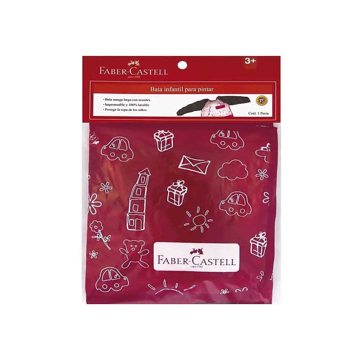 Bata Manga Larga Impermeable Faber Castell Arte Pintorcito - Ball - detalle