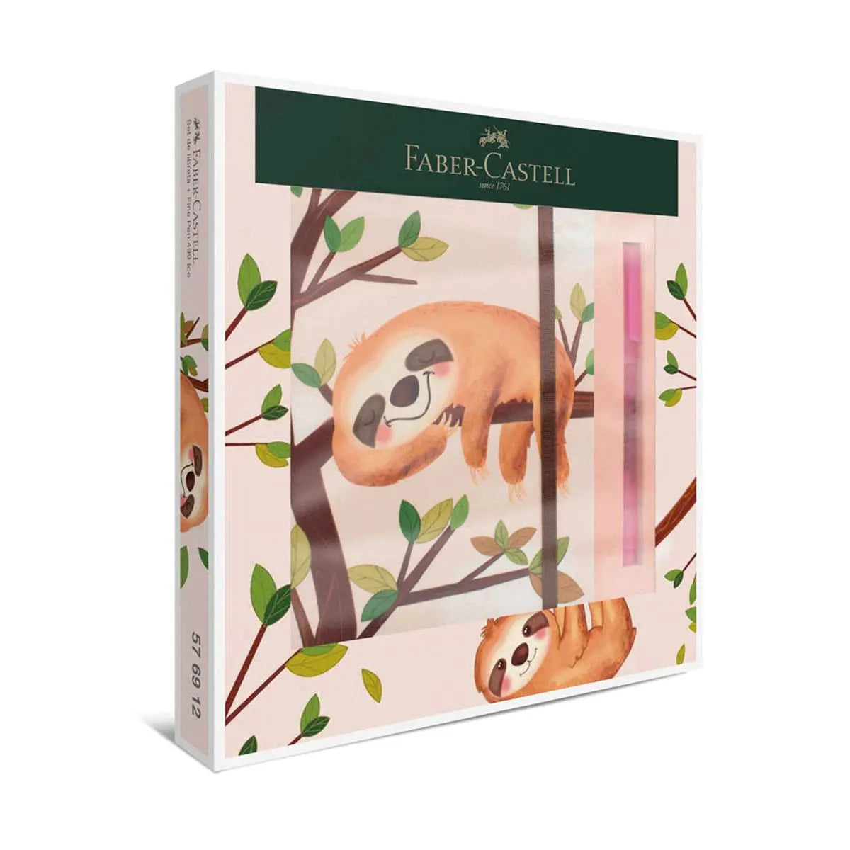Libreta 160 hojas + Marcador Finepen Faber Castell Edición Osos - Faber Castell - vista trasera