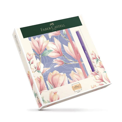 Libreta 160 hojas + Marcador Finepen Faber Castell Edición Cilloniz - Faber Castell - vista lateral