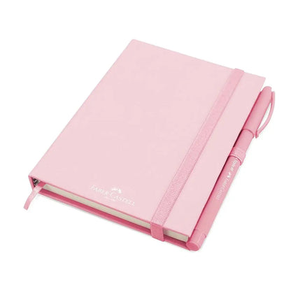 Set Mini Libreta Dibujo Rosa Pastel + Pluma Faber Castell - Faber Castell - detalle