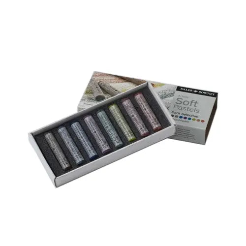 Soft Pastel Daler Rowney Gises Tonos Oscuros Profesional 8 Piezas - Daler-Rowney