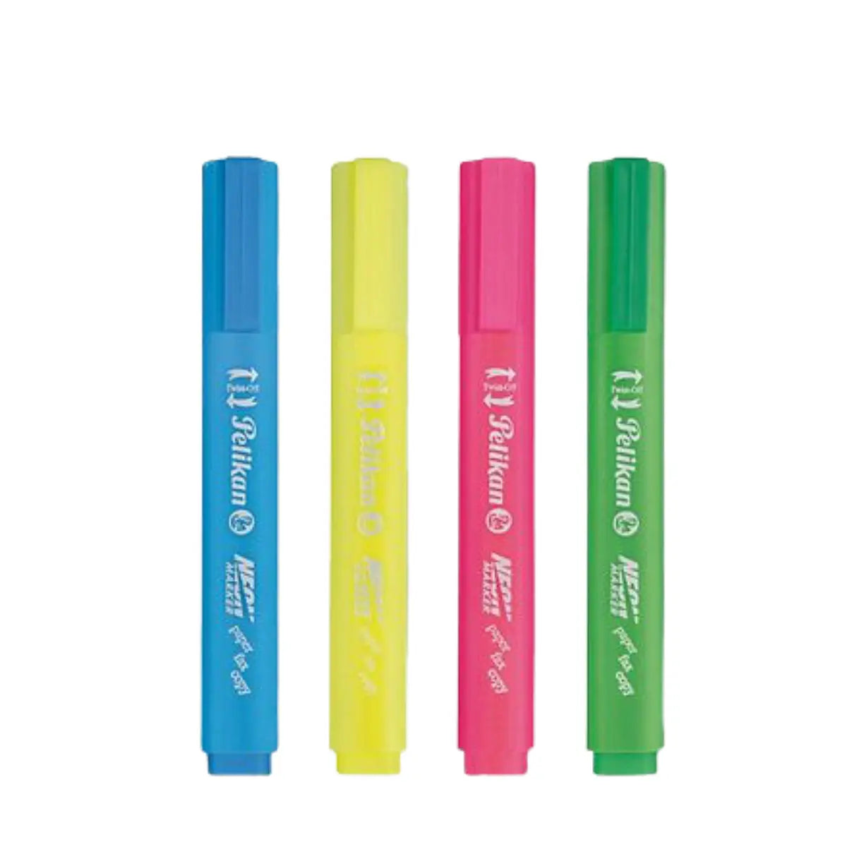 Marcatextos Resaltador Neon Marker Pelikan 10 Piezas Azul - Pelikan - vista lateral