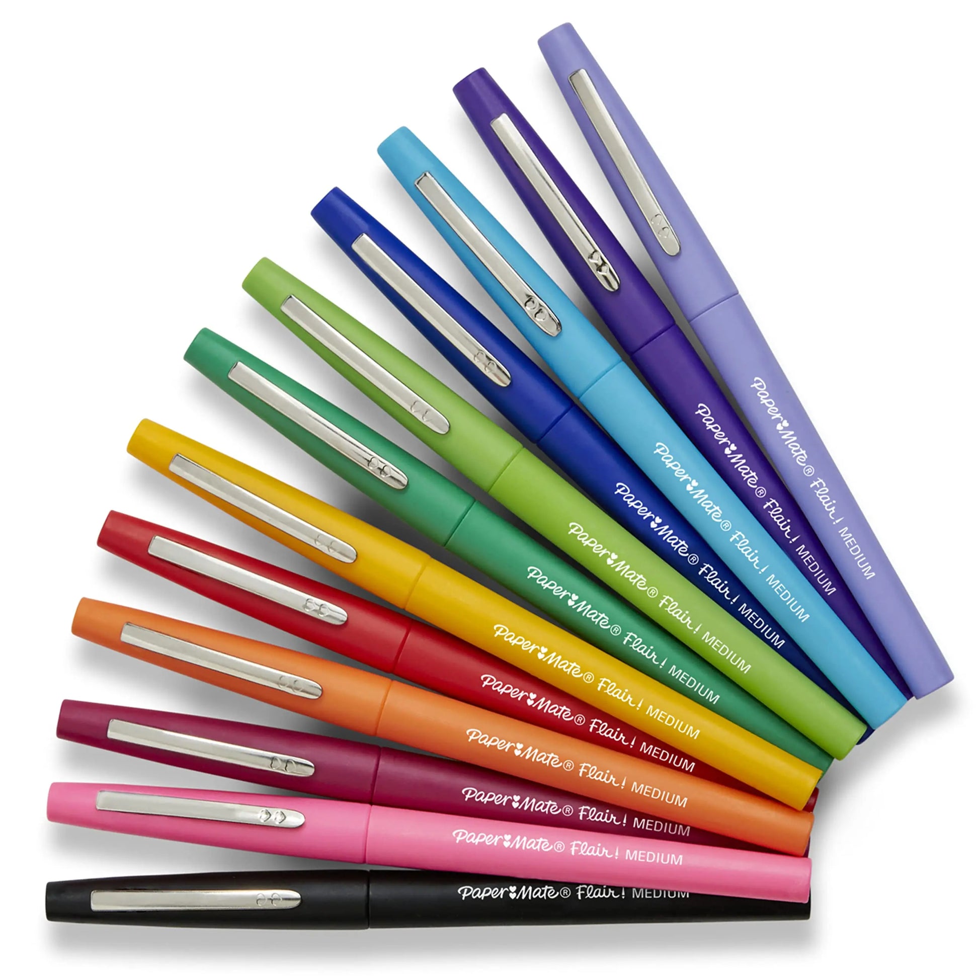 Marcadores Rotuladores Paper Mate Flair Punta Gruesa 0.7 Mm 12 Piezas - Paper Mate - vista lateral