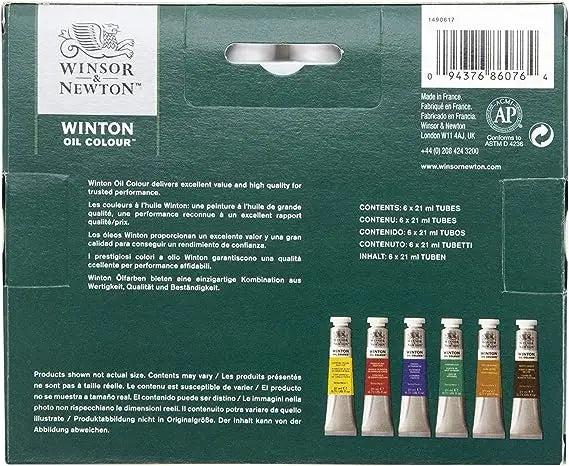 Juego 6 Pinturas Al Óleo Winton 21 Ml Winsor & Newton - Winsor and Newton