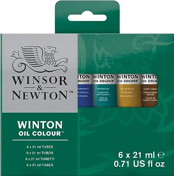 Juego 6 Pinturas Al Óleo Winton 21 Ml Winsor & Newton - Winsor and Newton - vista trasera
